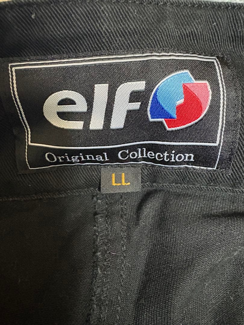 elf ブラック スポルトデニムパンツ LL