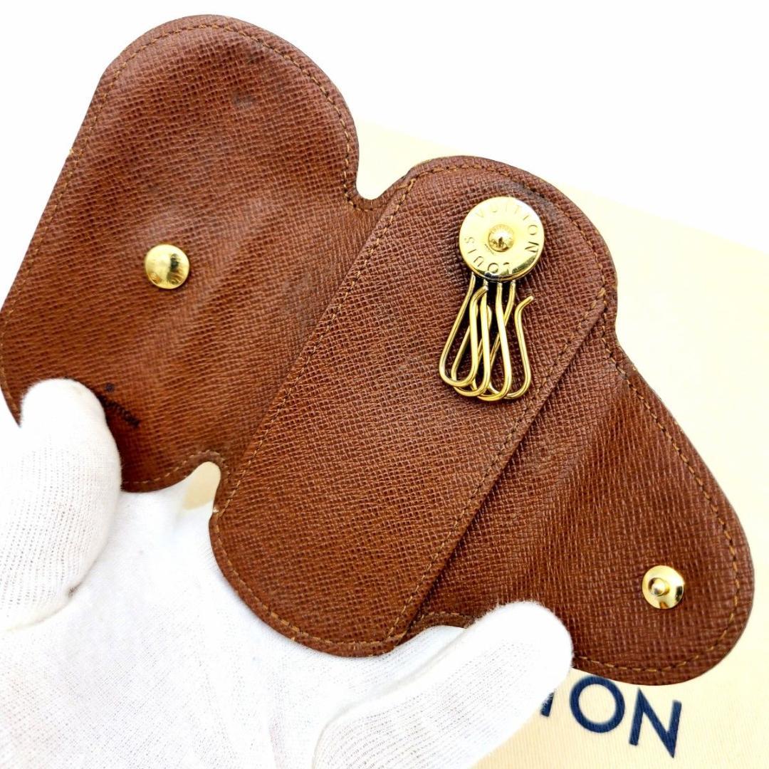 美品 ルイヴィトン キーケース モノグラム ミュルティクレ-ロン 4連 希少