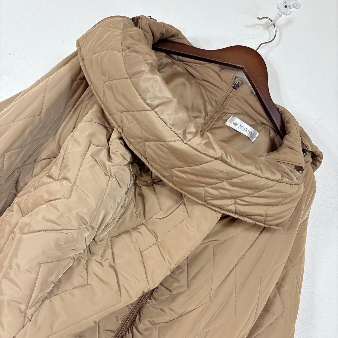 美品　milktea マタニティ　中綿　コート　抱っこ