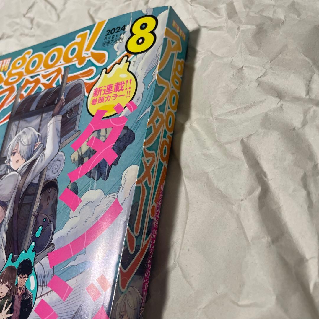 月刊goodアフタヌーン2024年8月号 ダンジョンエルフ 新連載号 連載開始号