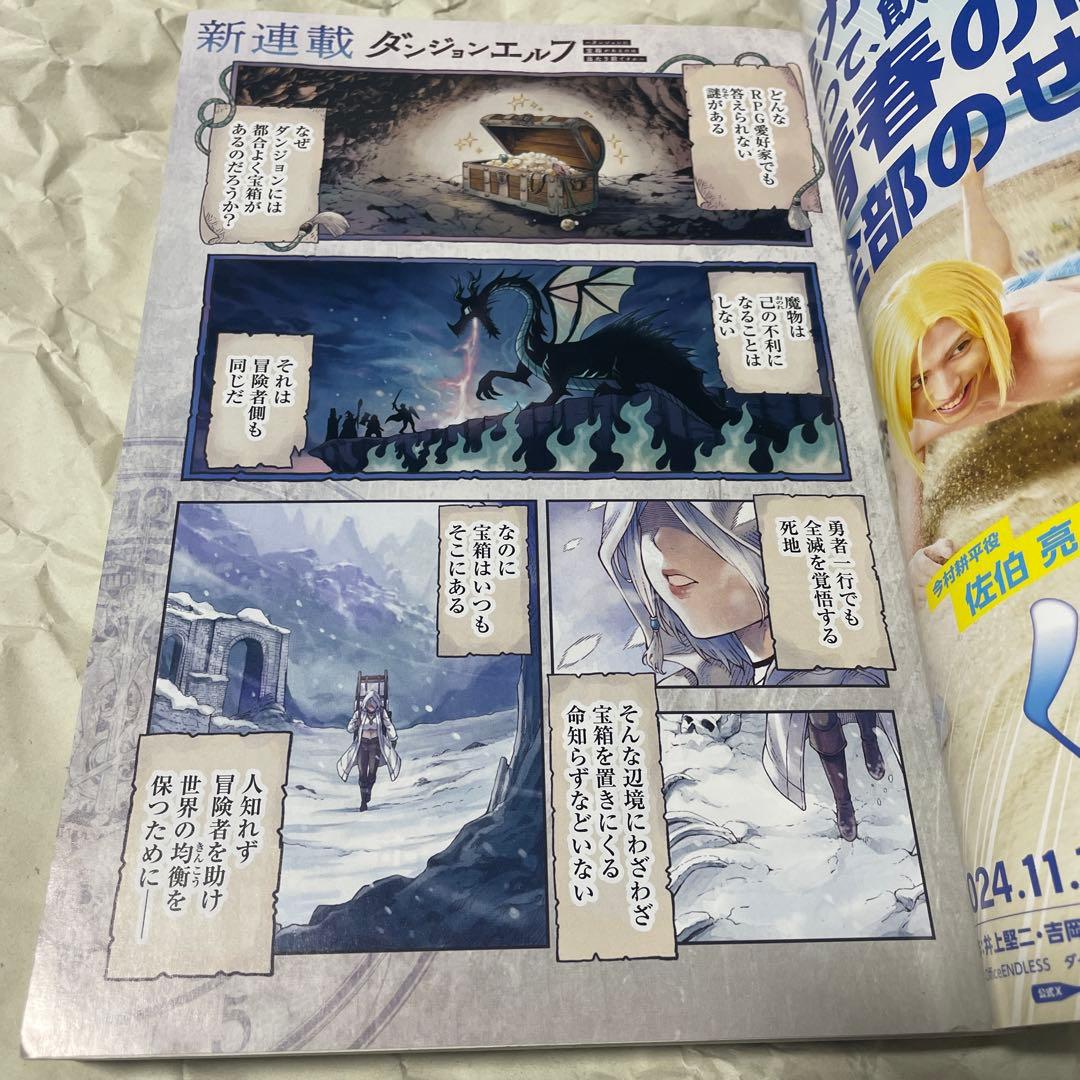 月刊goodアフタヌーン2024年8月号 ダンジョンエルフ 新連載号 連載開始号