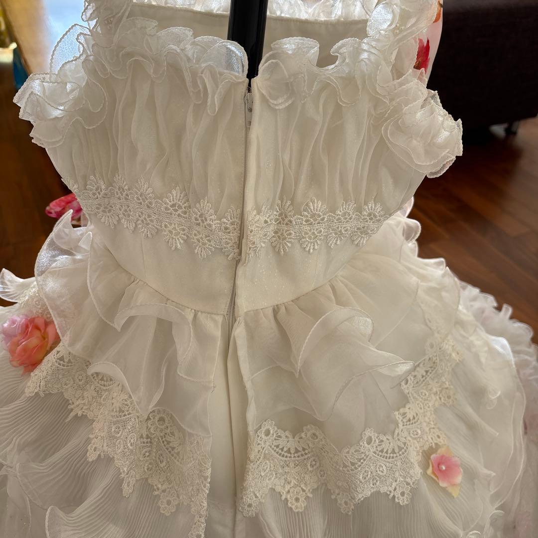 七歳　Ramoセレモニードレス　ホワイト