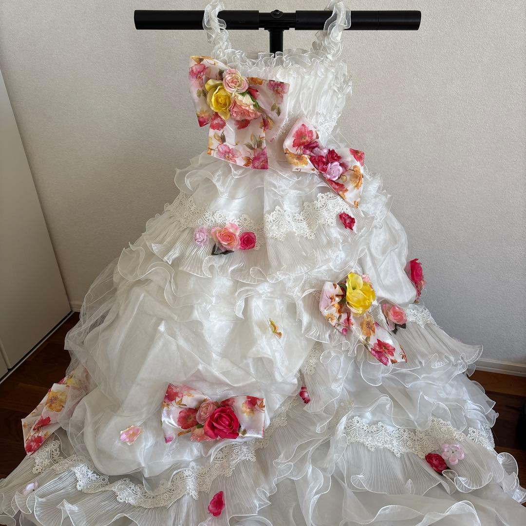 七歳　Ramoセレモニードレス　ホワイト