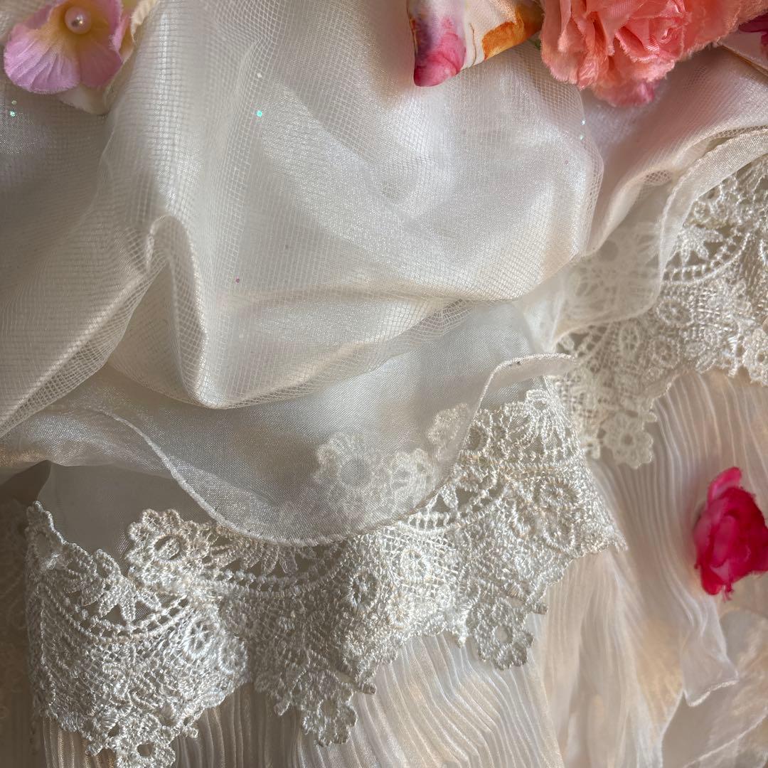 七歳　Ramoセレモニードレス　ホワイト