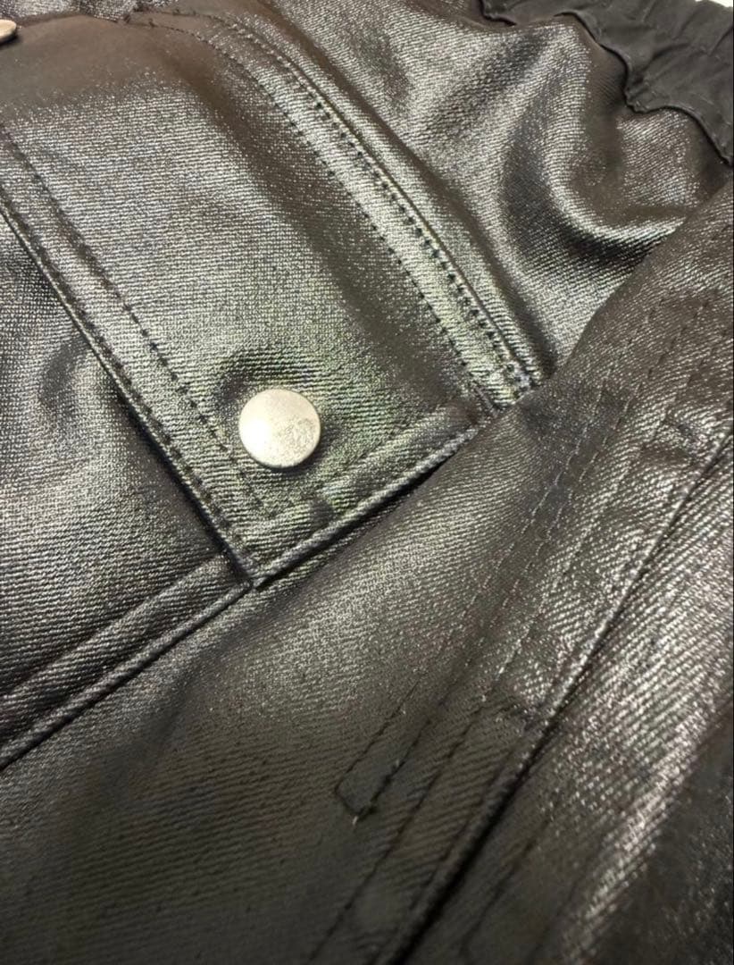 リックオウエンス　バウハウスデニムカーゴパンツ