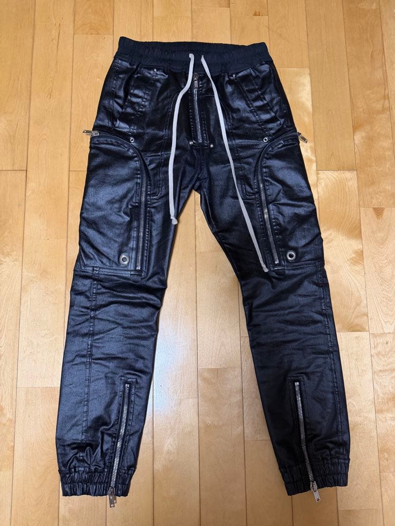 リックオウエンス　バウハウスデニムカーゴパンツ