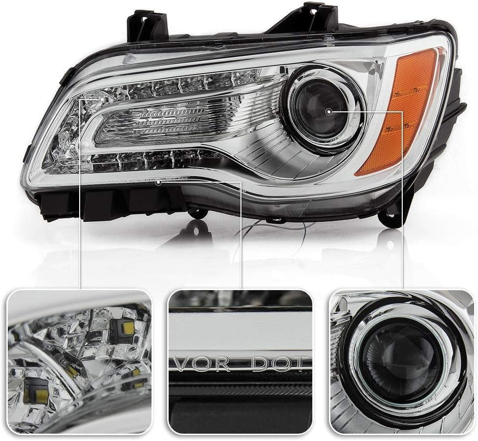 新品★2011-2014年式 クライスラー300 ヘッドランプ ペア