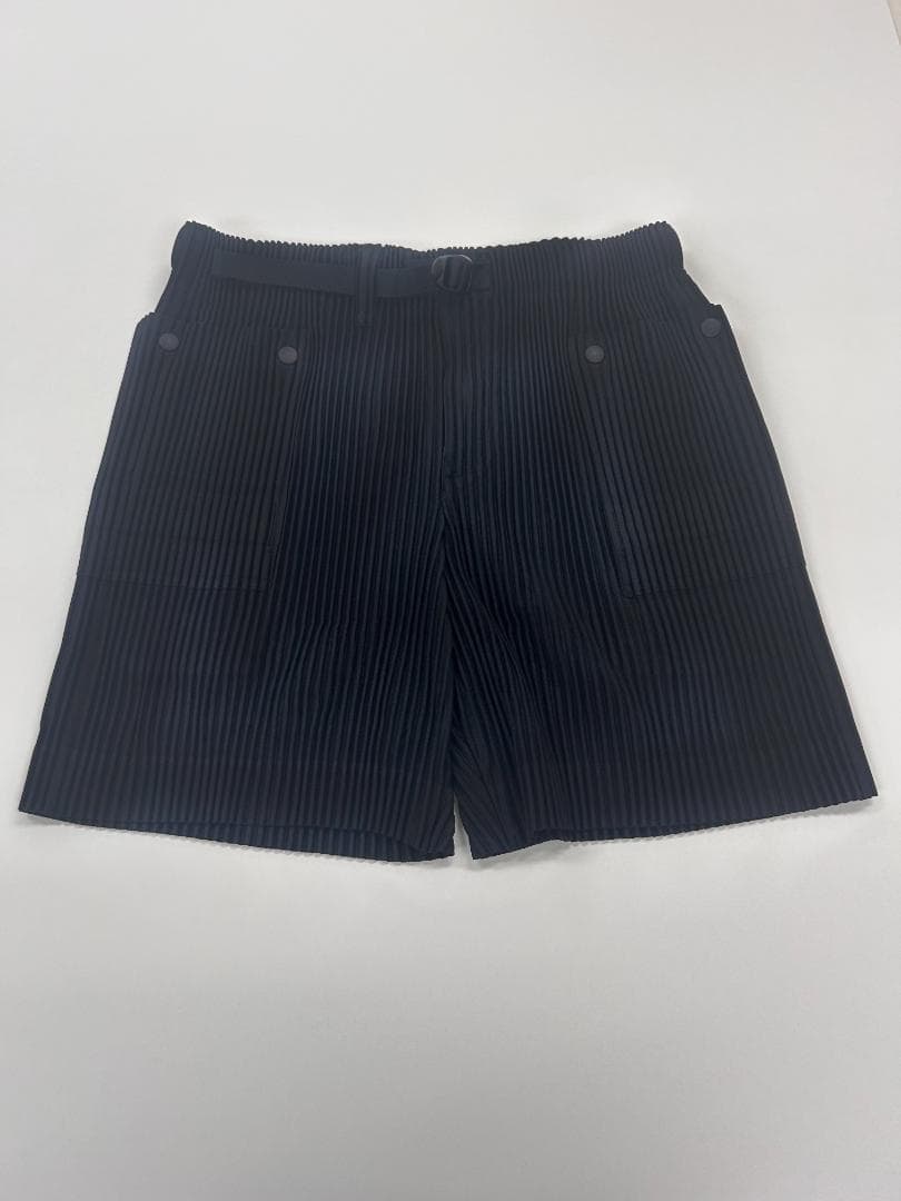 HOMME PLISSE ISSEY MIYAKEショートパンツ ベルト付き