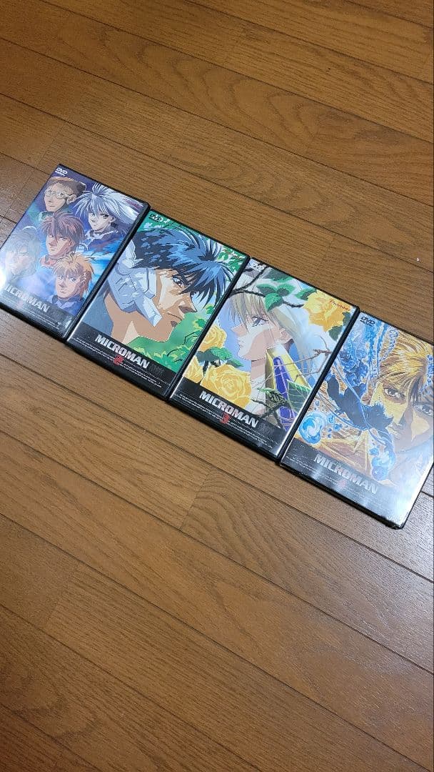 [貴重]小さな巨人ミクロマンDVD全４巻[一部難あり]