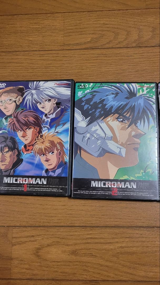 [貴重]小さな巨人ミクロマンDVD全４巻[一部難あり]