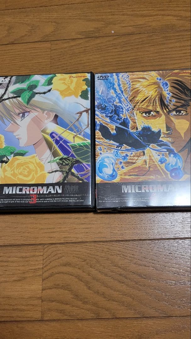 [貴重]小さな巨人ミクロマンDVD全４巻[一部難あり]