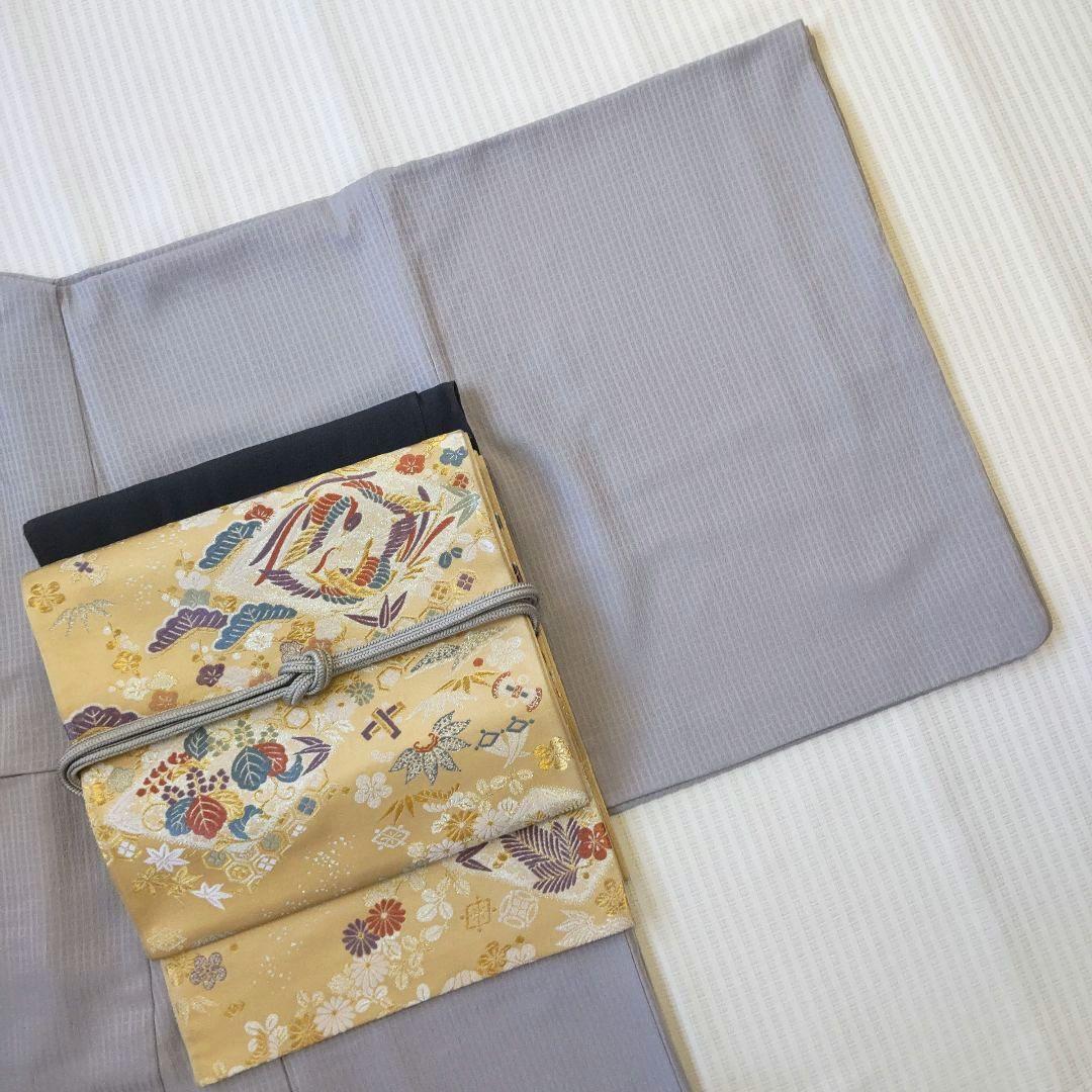 【袋帯】幸せを結ぶ帯＊鳳凰と宝尽くしが織りなす西陣の華/Obi/Vintage