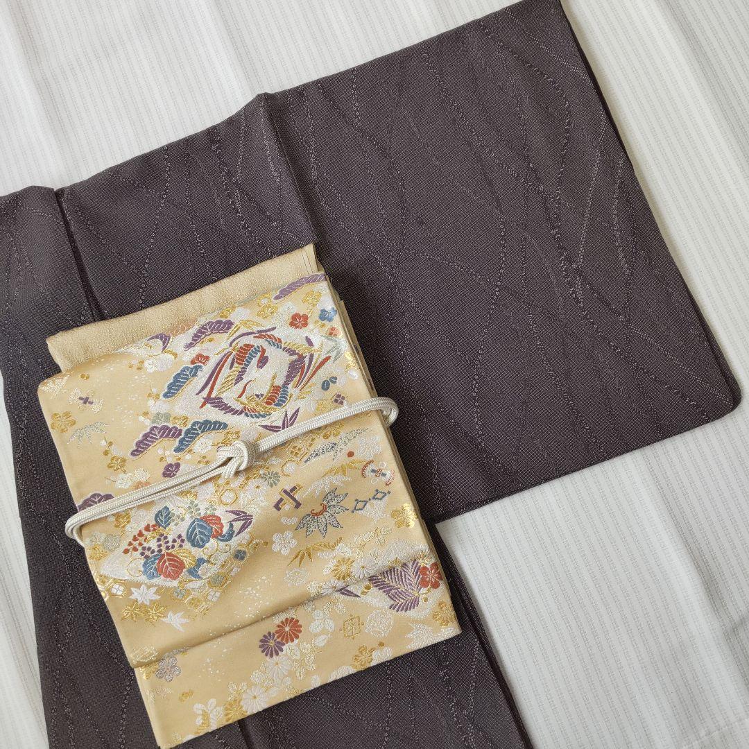 【袋帯】幸せを結ぶ帯＊鳳凰と宝尽くしが織りなす西陣の華/Obi/Vintage