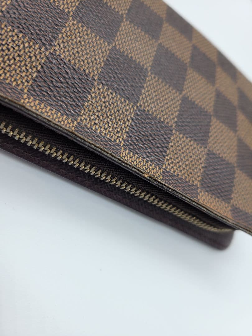 ルイ・ヴィトン 長財布 ダミエ ポルトモネ・ジップ N61728