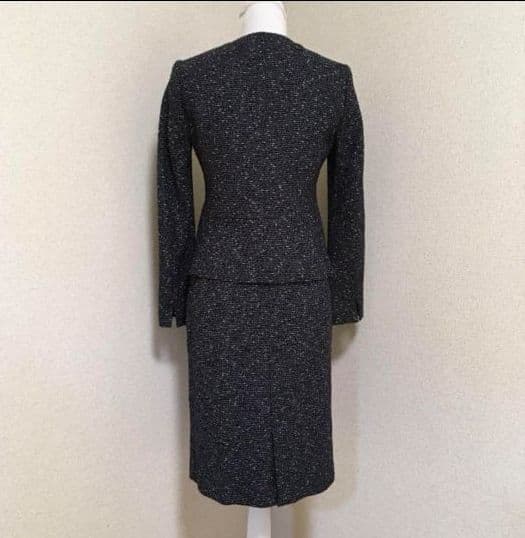 PLST 上下セットアップ スーツ ジャケット スカート ネイビー 紺色