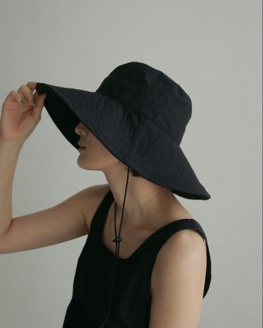Stich Brim Hat / anuke / ナイロンハット / Black