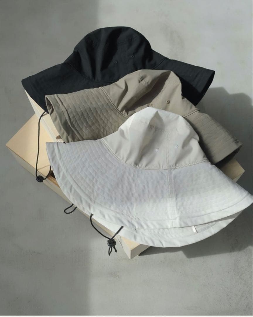 Stich Brim Hat / anuke / ナイロンハット / Black