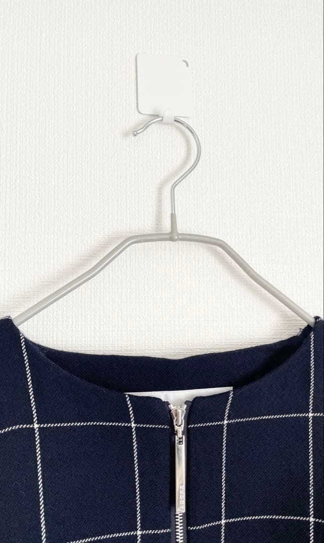 ADORE ダブルウィンドウペンノーカラージャケット ウールリバーブルゾン