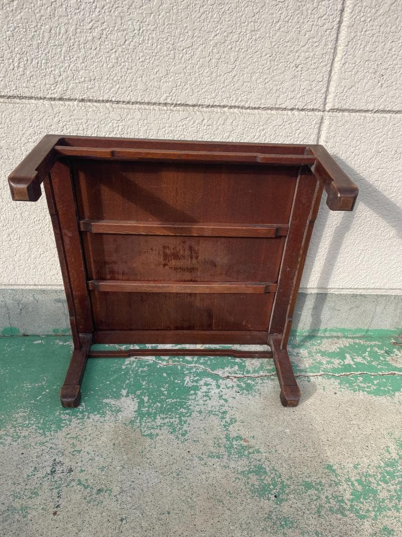 【値下げOK】昭和レトロ　古家具　欅座卓　ちゃぶ台　アンティーク家具