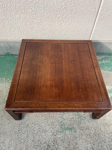 【値下げOK】昭和レトロ　古家具　欅座卓　ちゃぶ台　アンティーク家具