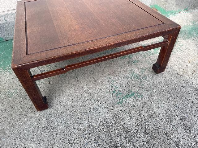 【値下げOK】昭和レトロ　古家具　欅座卓　ちゃぶ台　アンティーク家具