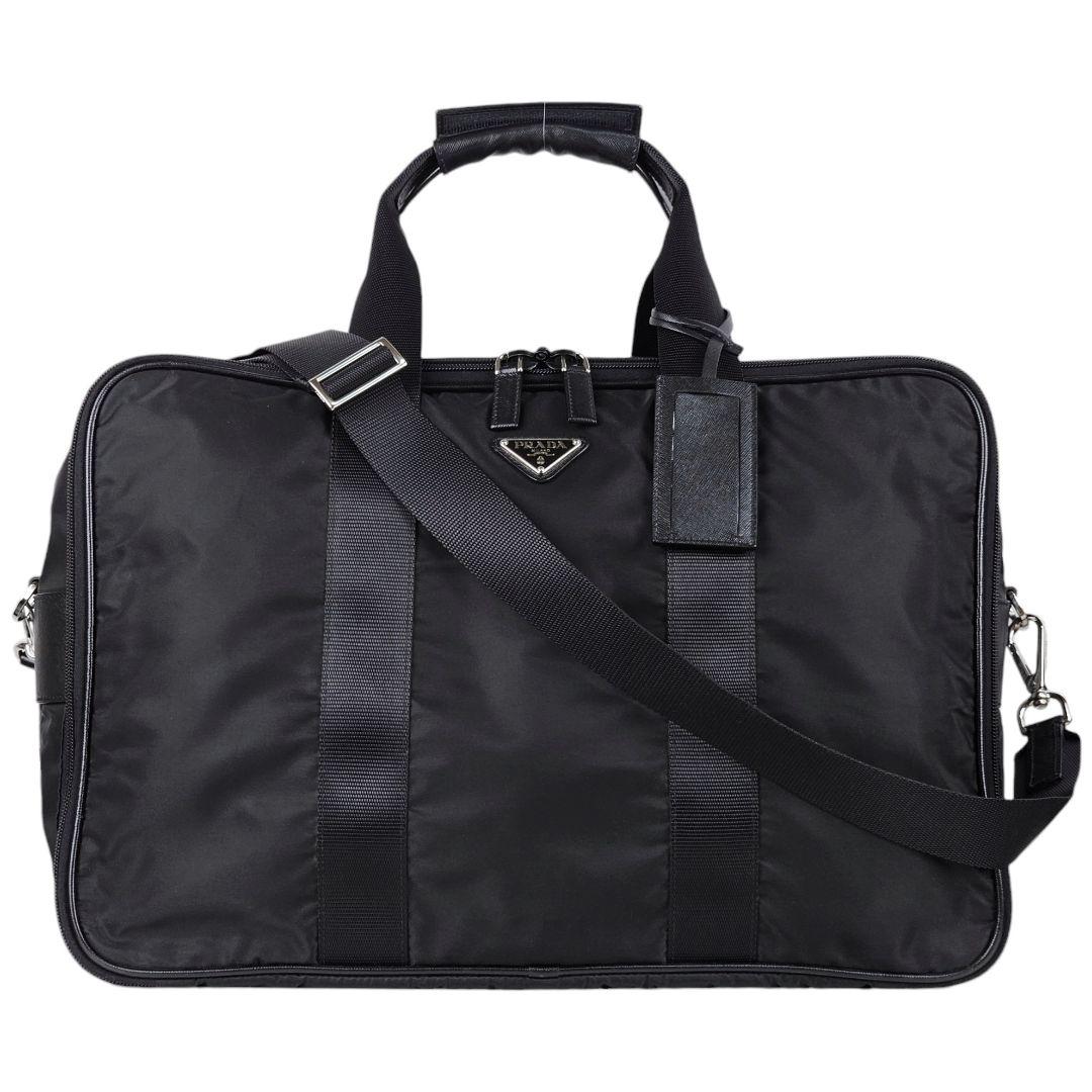 極美品 プラダ PRADA ビジネスバッグ ボストンバッグ ショルダーバッグ