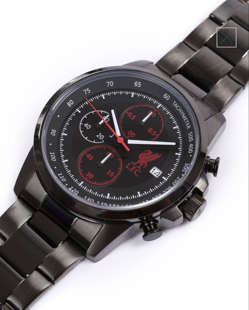リバプール メタル クロノグラフ ウォッチ 時計 リヴァプールLiverpool