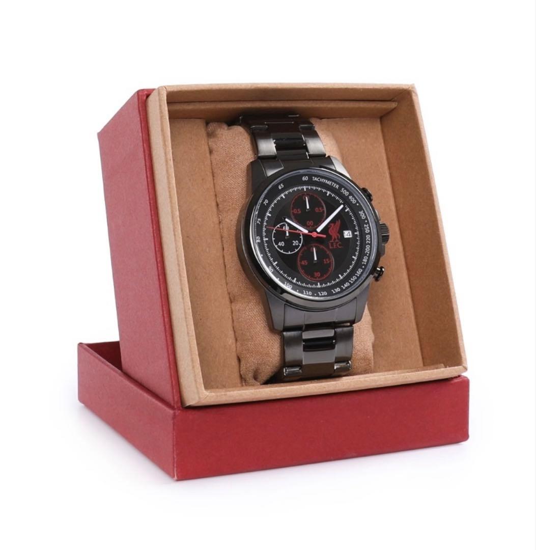 リバプール メタル クロノグラフ ウォッチ 時計 リヴァプールLiverpool