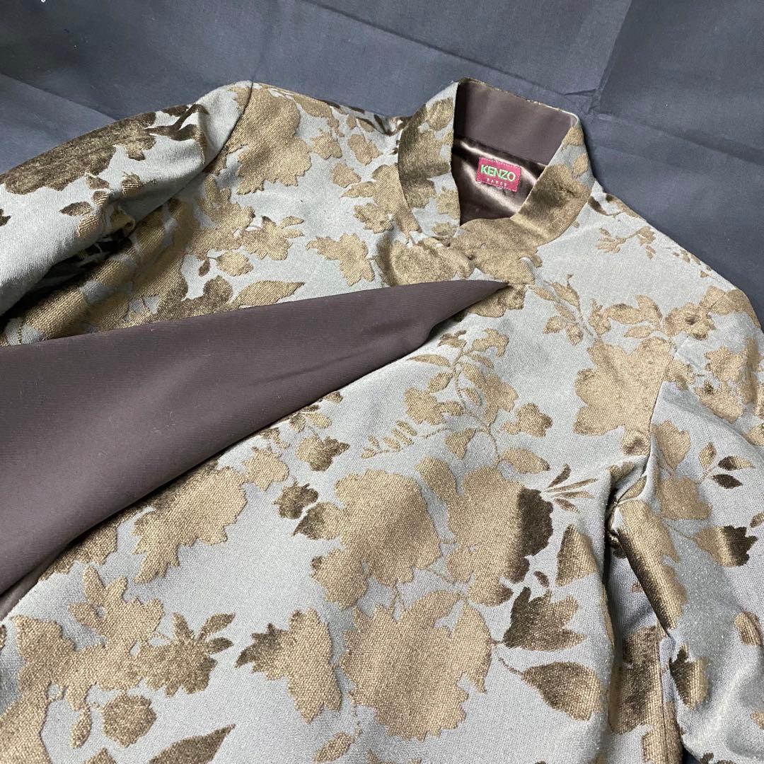 瀧511 ケンゾー KENZO ベルベット ジャガード ジャケット ヴィンテージ