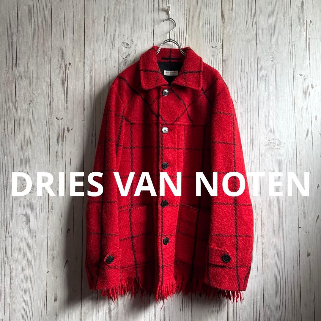 DRIES VAN NOTEN チェックピーコート　ドリス　archive