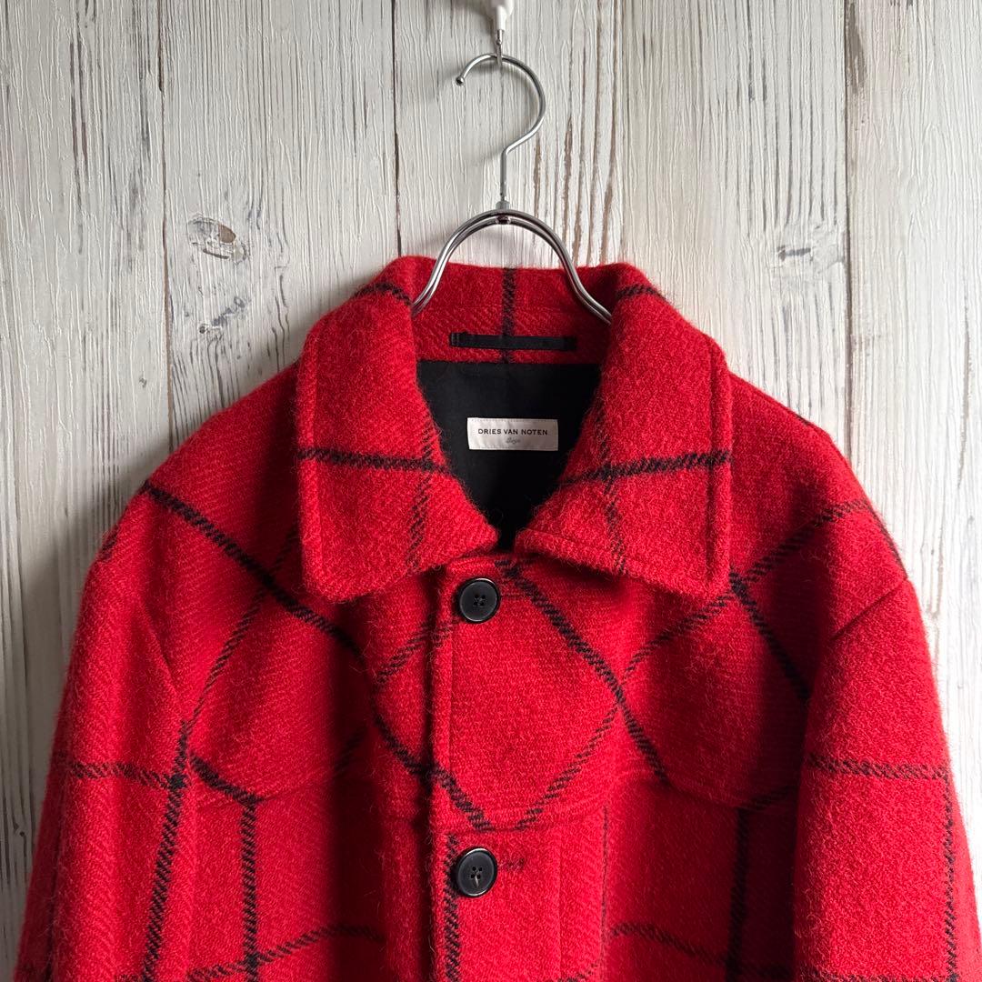 DRIES VAN NOTEN チェックピーコート　ドリス　archive