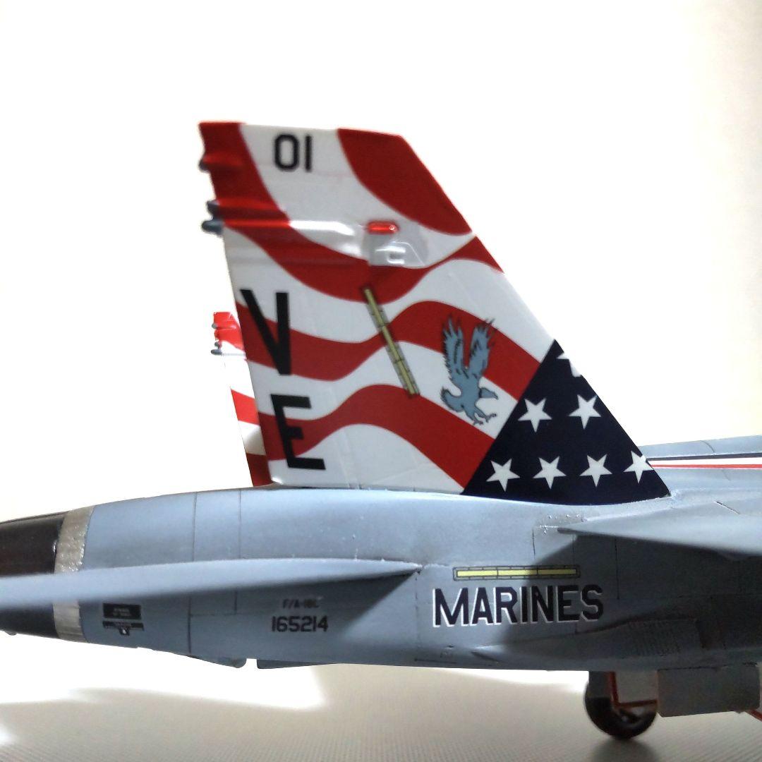 戦闘機プラモデル完成品1/72ハセガワF-18ホーネット