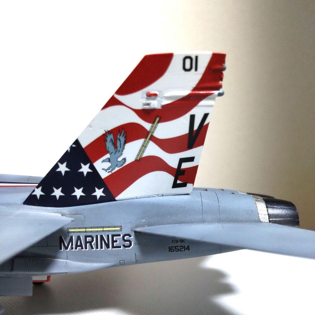 戦闘機プラモデル完成品1/72ハセガワF-18ホーネット