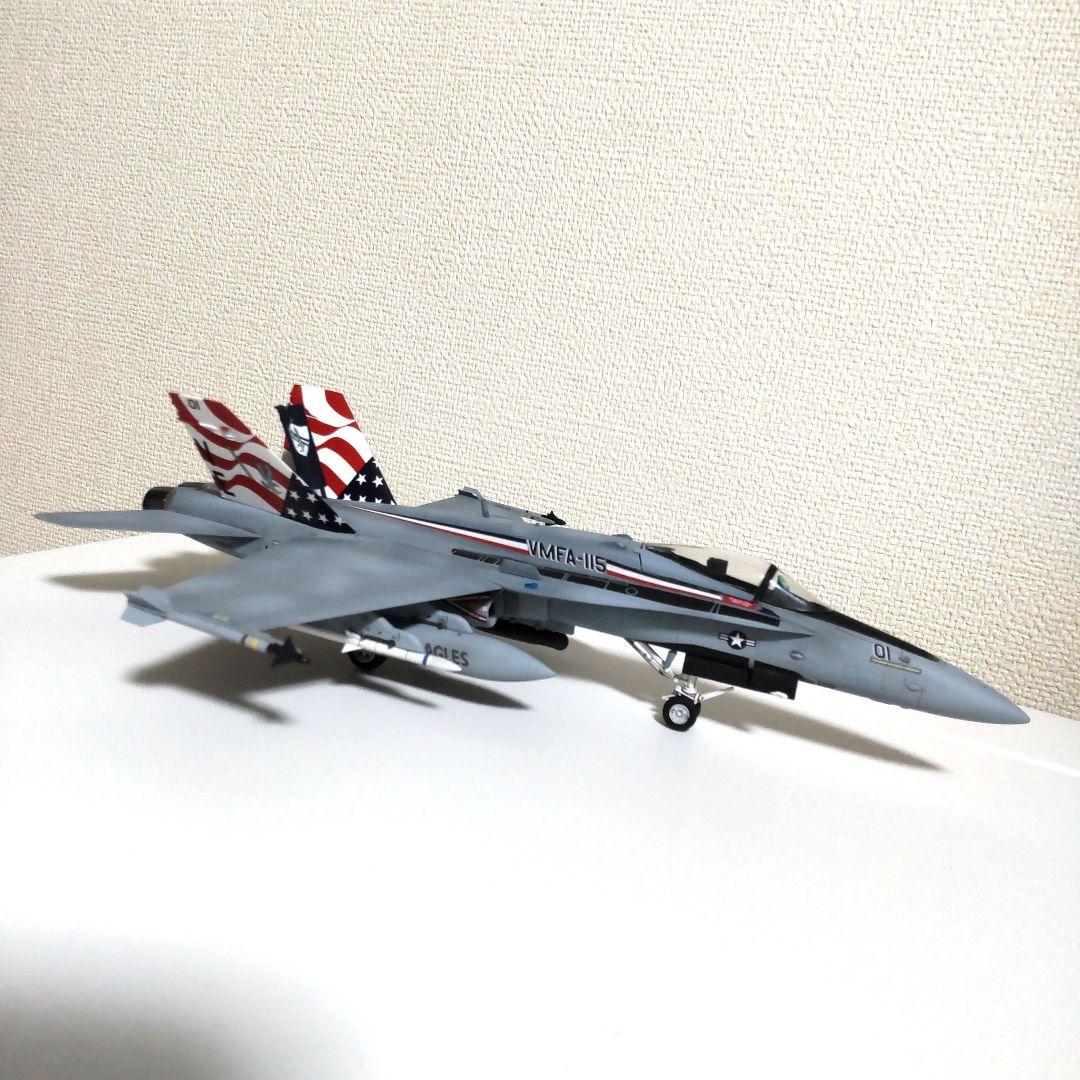 戦闘機プラモデル完成品1/72ハセガワF-18ホーネット