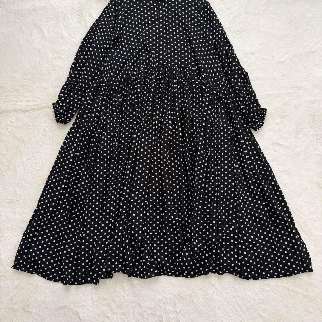 未使用級✨ビアズリー　ドットギャザーワンピース　サイズ1 Mサイズ 完売品