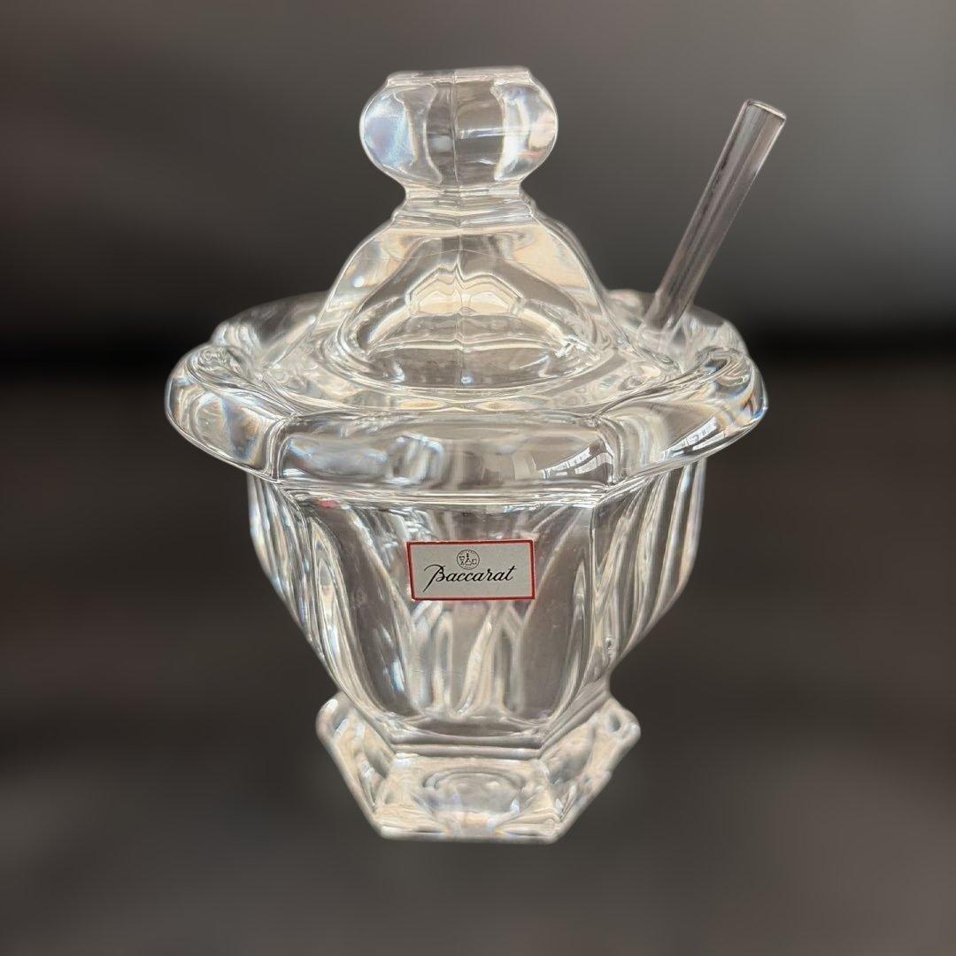 バカラ ミズーリ マスタード(ジャム)ポット スプーン付　箱あり