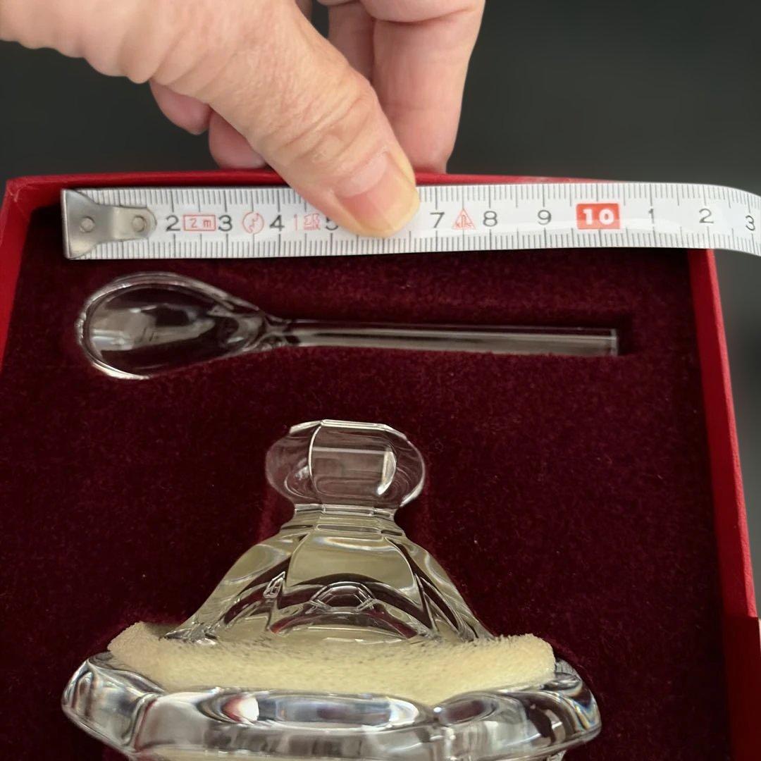 バカラ ミズーリ マスタード(ジャム)ポット スプーン付　箱あり