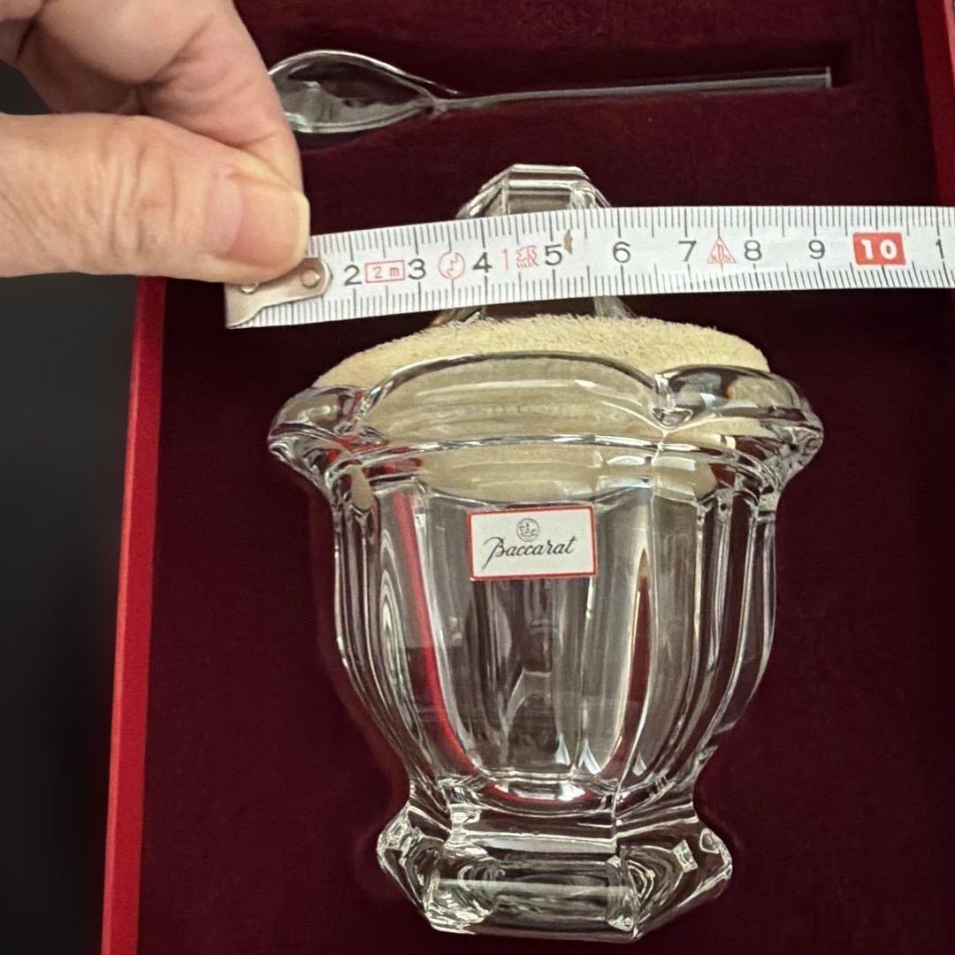 バカラ ミズーリ マスタード(ジャム)ポット スプーン付　箱あり