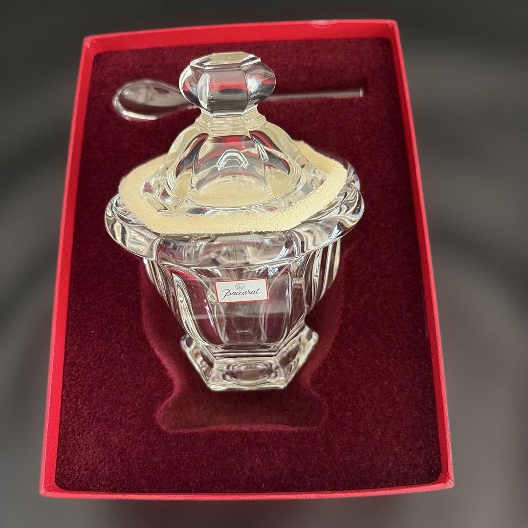 バカラ ミズーリ マスタード(ジャム)ポット スプーン付　箱あり