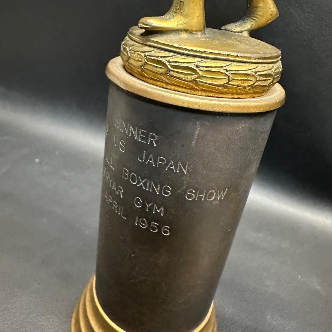 ♡※前Dc1001 時代物 ボクシング トロフィー 記念盾 4点まとめ
