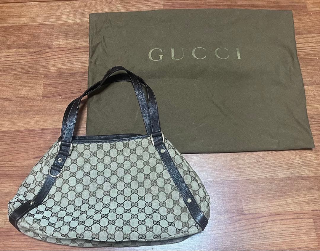 【GUCCI】GGキャンバストートバッグ　アビー