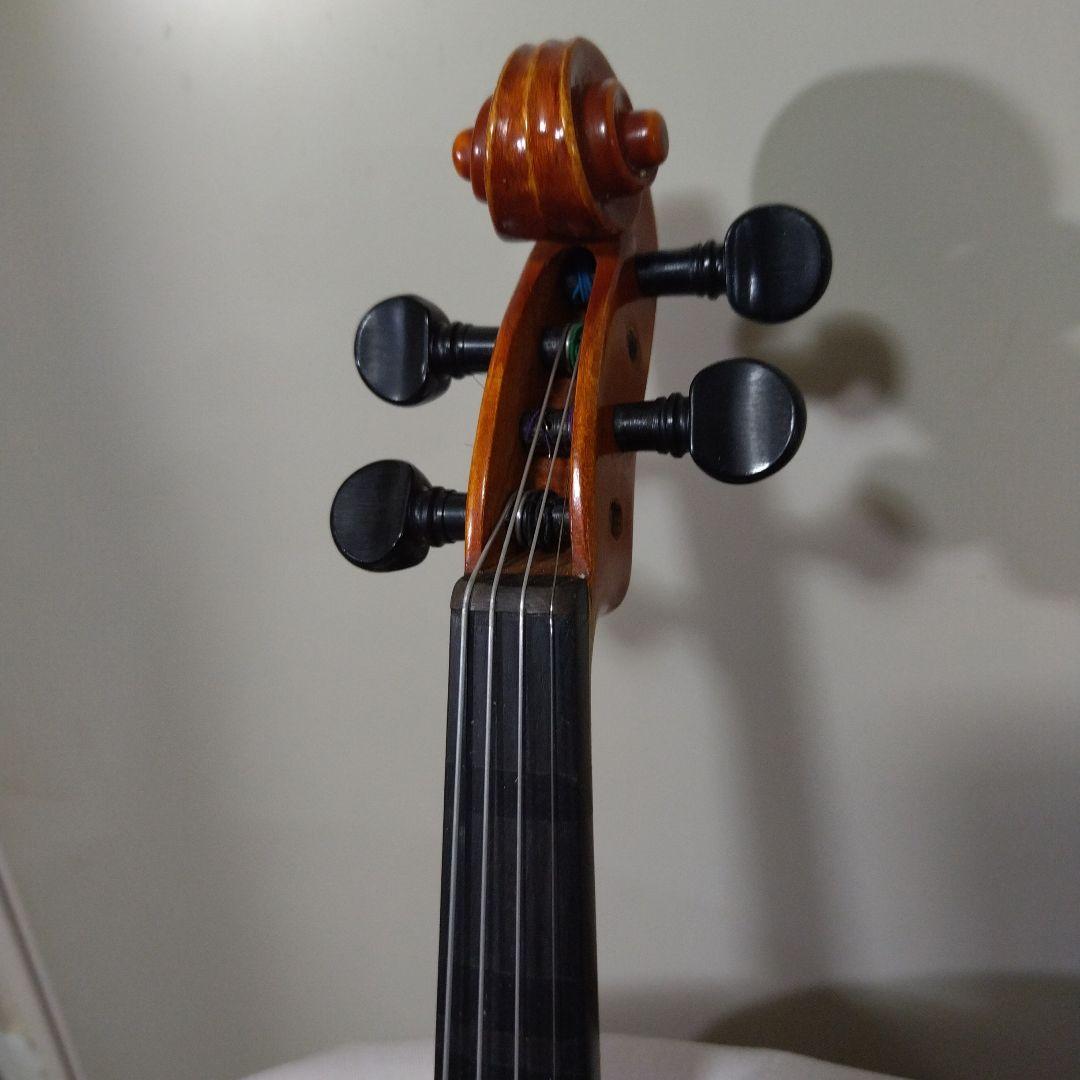 ♥7才前後の子供用♥スズキバイオリン1/4メンテ済品番280弓ケ―ス松脂肩当て付