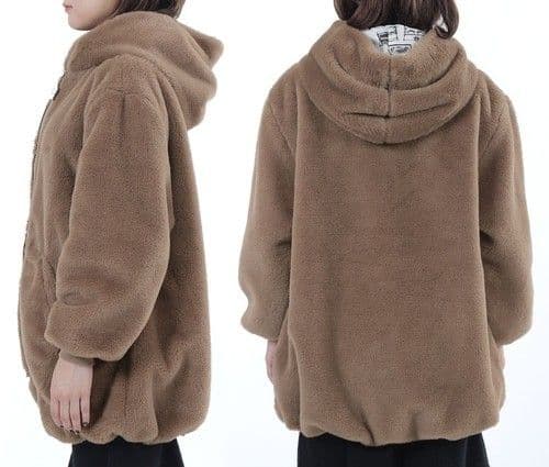 MARY QUANT ビジューデイジーファーBIGパーカー ブルゾン