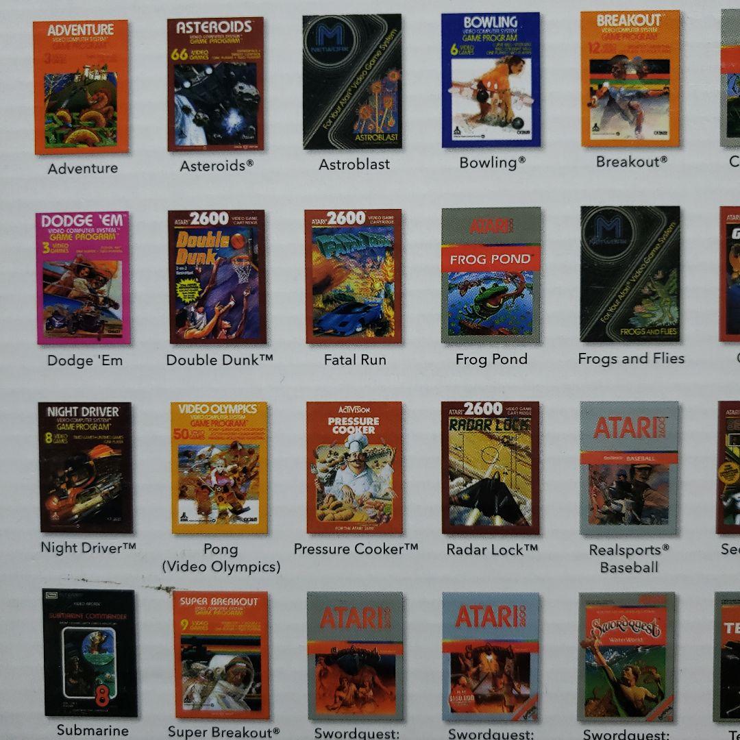 ATARI アタリ フラッシュバック ポータブルゲーム 70種類のゲームを内蔵