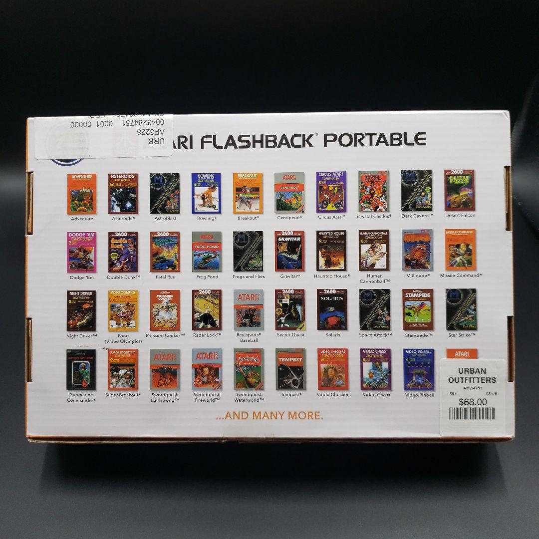 ATARI アタリ フラッシュバック ポータブルゲーム 70種類のゲームを内蔵