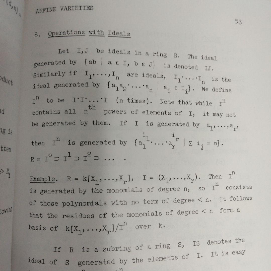 洋書 Algebraic Curves William Fulton