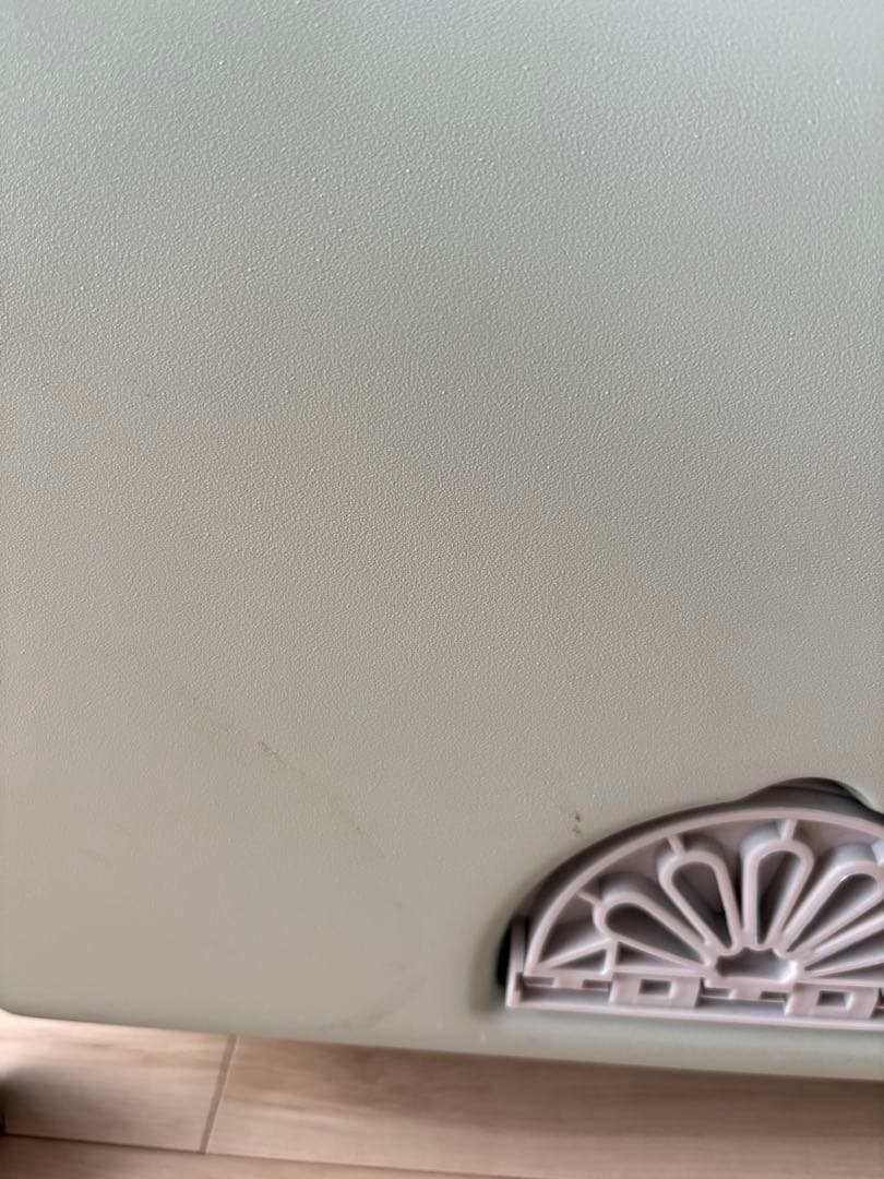 Mサイズ★キッズトラベル 子供が乗れるキャリーケース（くすみグリーン）