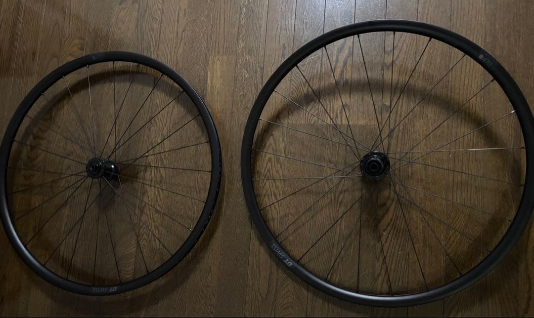 パーツ DT Swiss R470 front and rear Shimano 12s