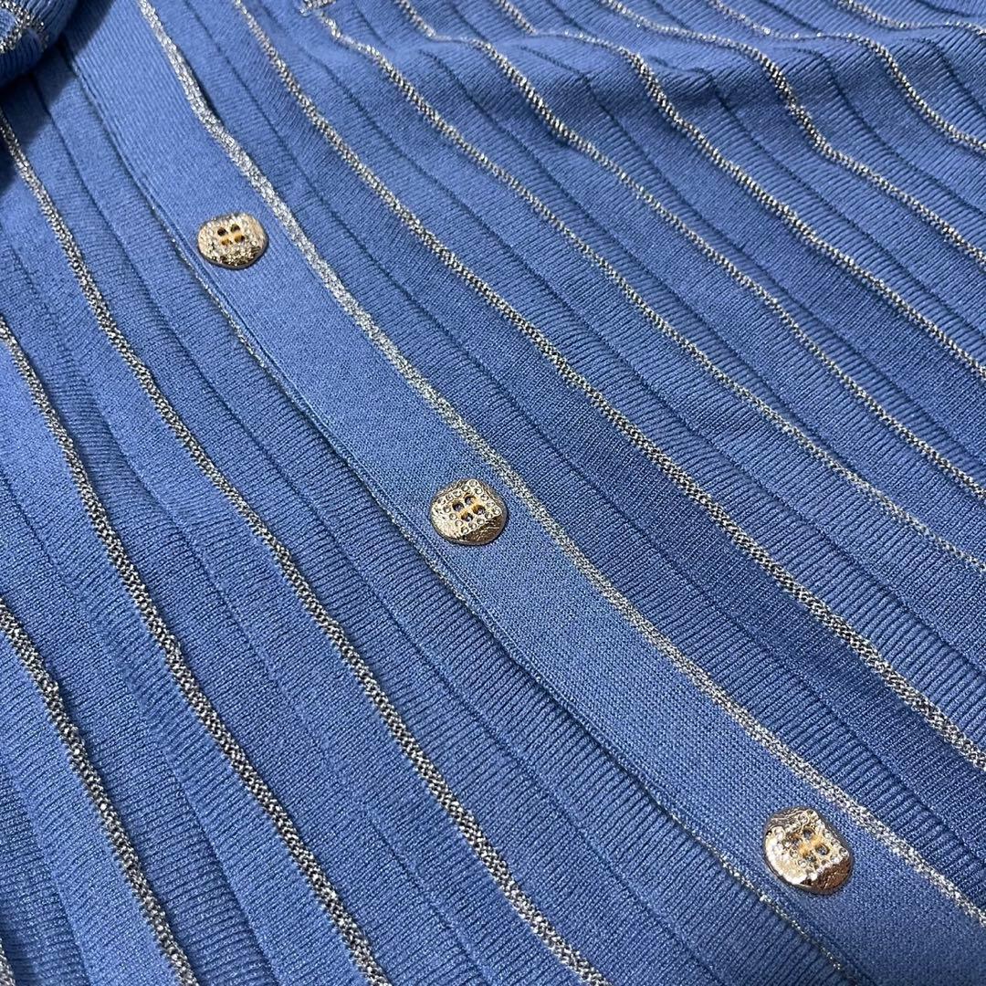 ワンピース Suite Room Knit Long Dress M sepia blue