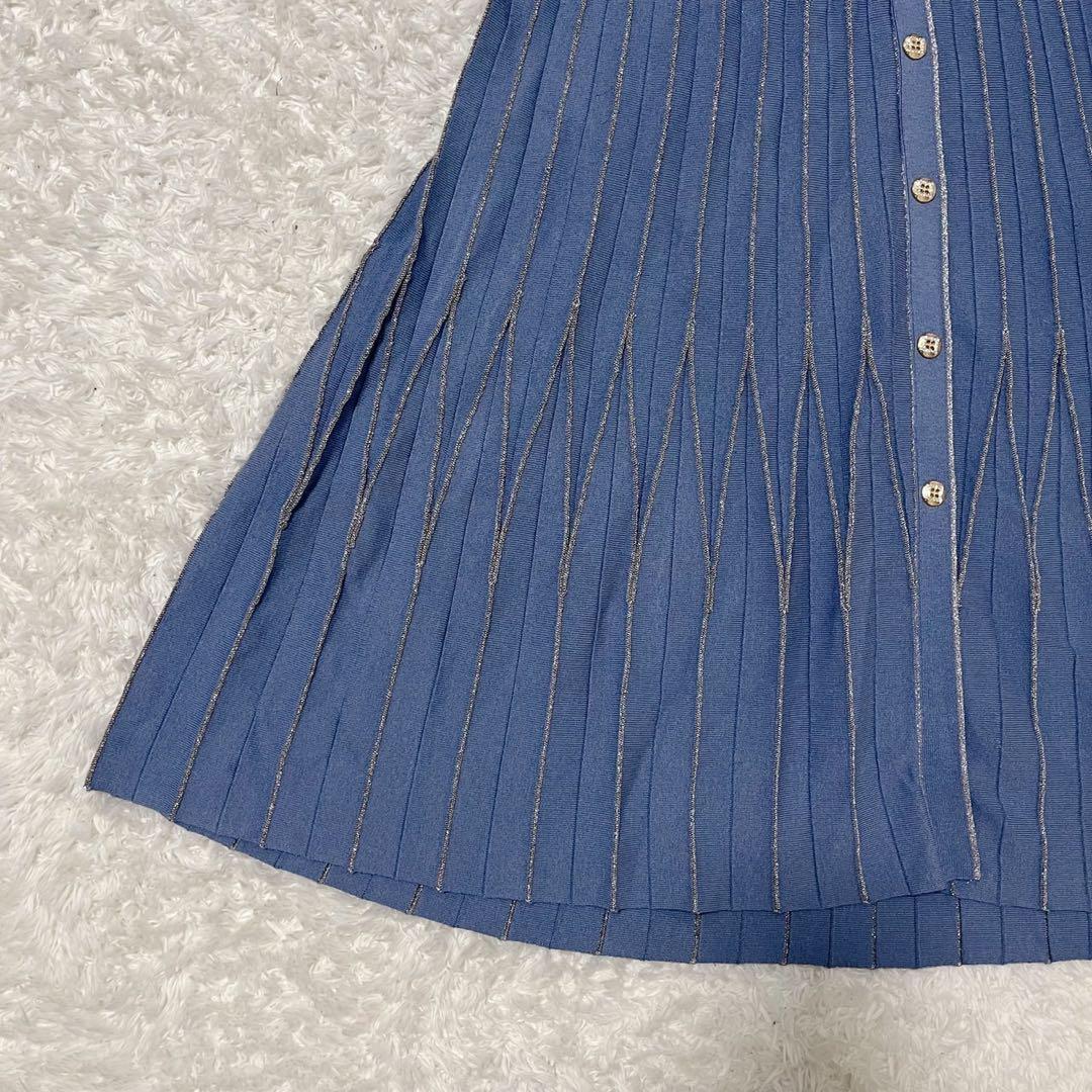 ワンピース Suite Room Knit Long Dress M sepia blue